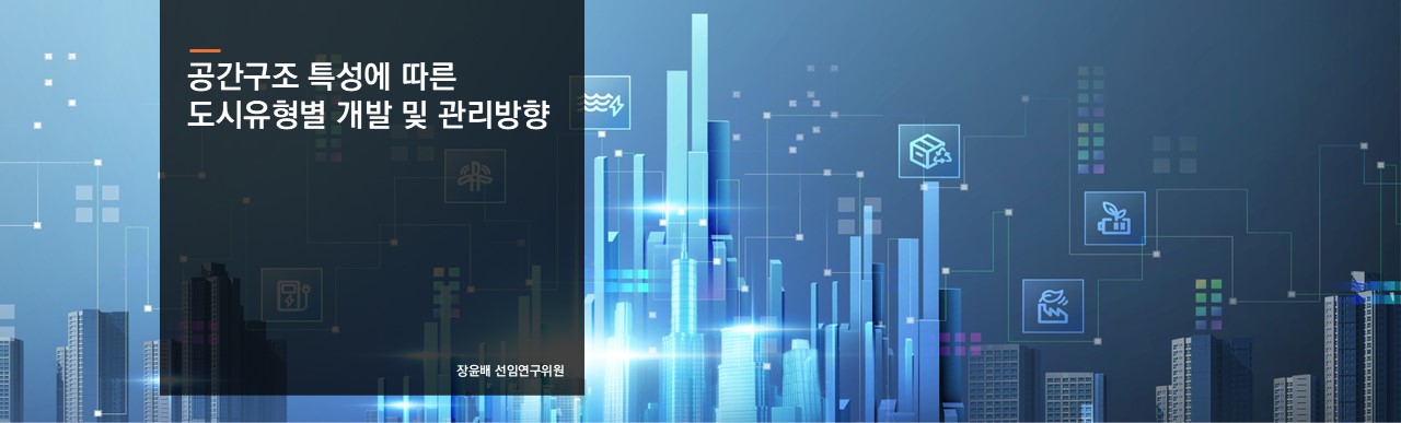 공간구조 특성에 따른 도시유형별 개발 및 관리방향
장윤배 선임연구위