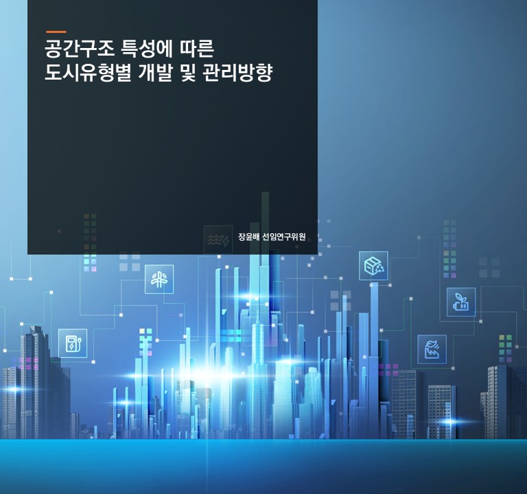 공간구조 특성에 따른 도시유형별 개발 및 관리방향
장윤배 선임연구위