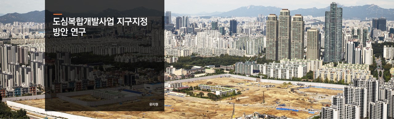 도심복합개발사업 지구지정 방안 연구
유지현 연구위원